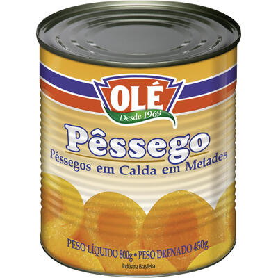 Pêssego em Calda Olé 450g