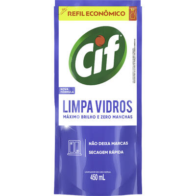 Limpa Vidros Cif Refil 450ml