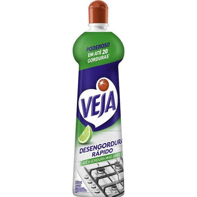Veja Desengordura Rápido Limpador Spray Limão 500ml Oferta