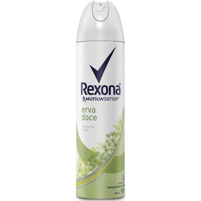 Desodorante Rexona Aerossol Erva Doce Feminino Frasco 150ml