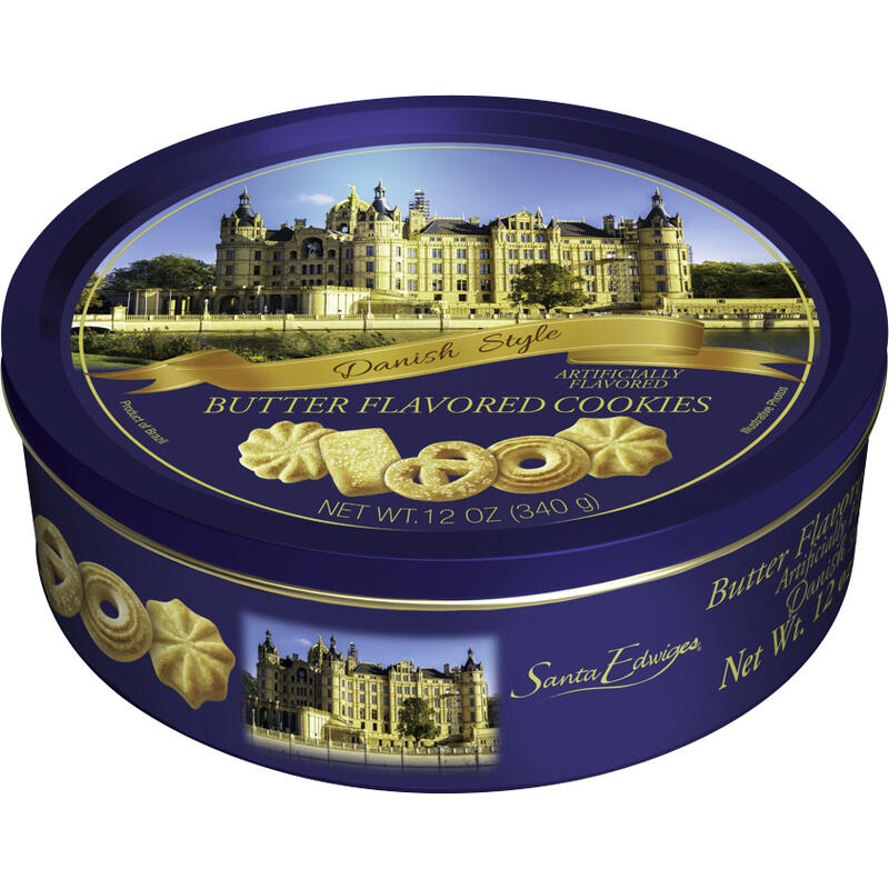 Biscoito Cookies Santa Edwiges Danish 340g