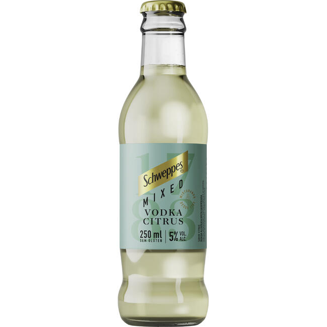 Bebida Alcoólica Schweppes Vodka & Citrus 250ml