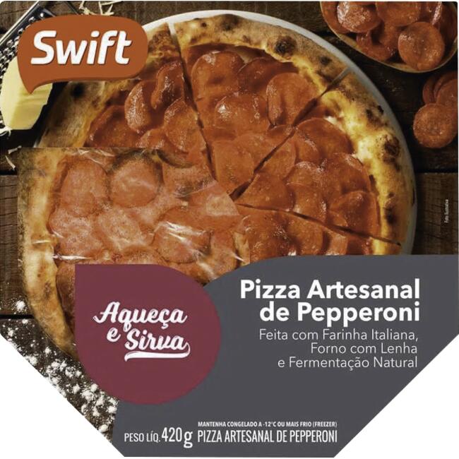 Pizza Artesanal Swift Pepperoni 420g