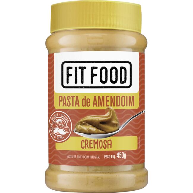 Pasta de Amendoim Fit Food Cremosa 450g