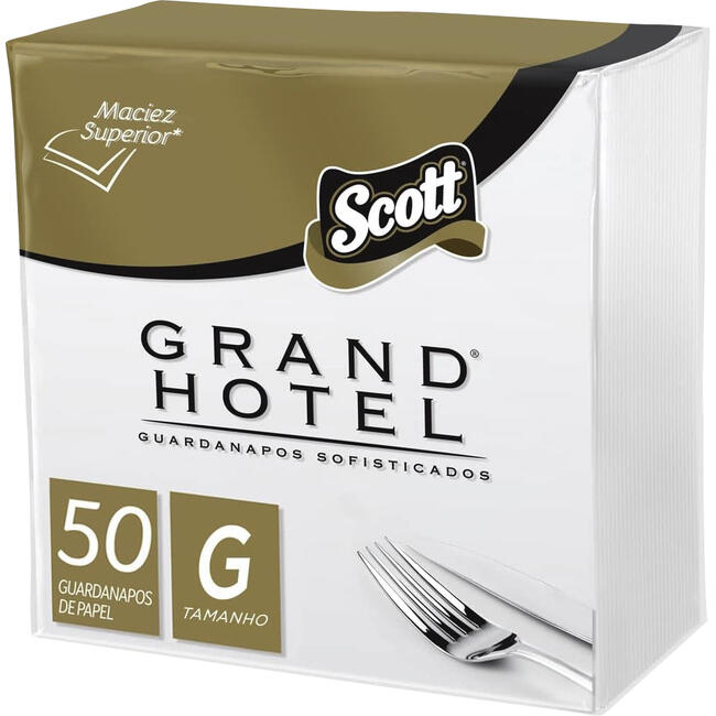 Guardanapo de Papel Scott Grand Hotel 32,8x31,8cm 50 un