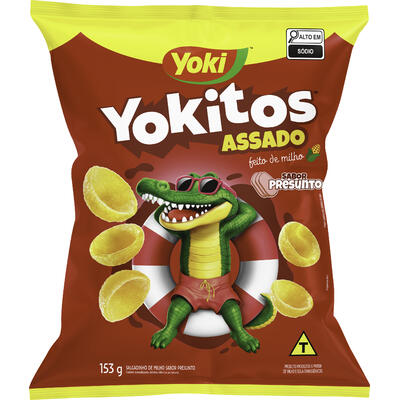 Salgadinho Yokitos Conchinha de Presunto 153g