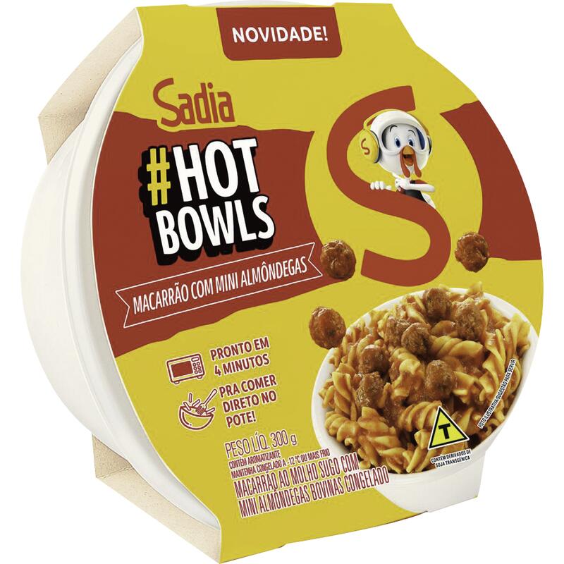 Macarrão com Almôndegas Sadia Hot Bowls 300g